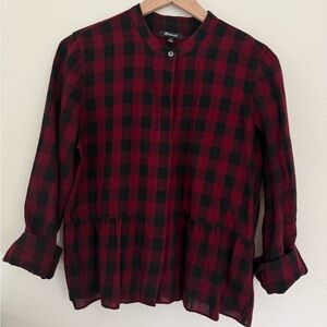 Madewell Loose Peplum Shirt